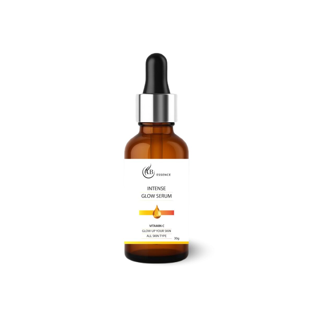 AB Essence Intense Glow Serum AB Essence Intense Glow Serum | Brightening & Hydrating Face Serum with Vitamin C, Hyaluronic Acid & Saffron Extract | Anti-Dullness, Radiance Boost & Skin Nourishment | 30ml