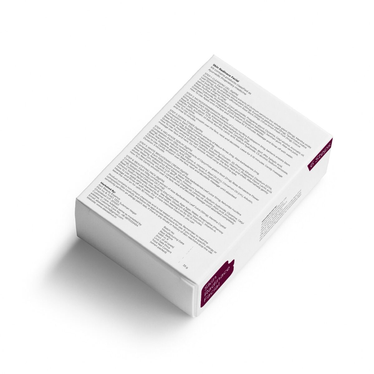 Skin Radiance Facial Kit - 6 Steps